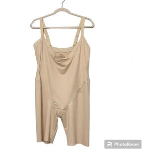Maidenform shapewear beige plus size one piece